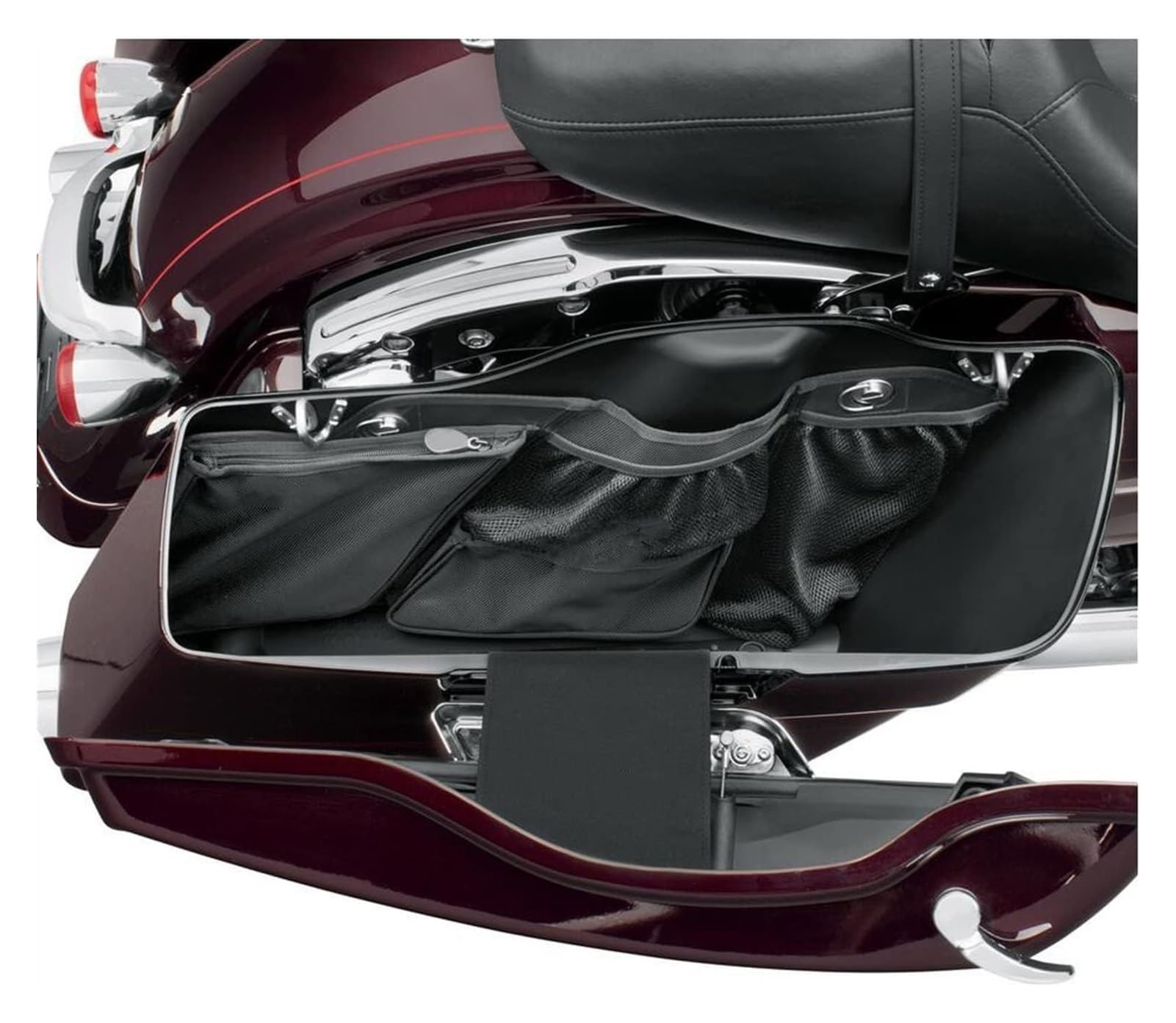 Borsa Laterale Moto per H&Arley per Road King per Road Street per Modelli Electra Glides Borsa Portaoggetti per Organizer da Parete Interna Borsa per Moto Rigida
