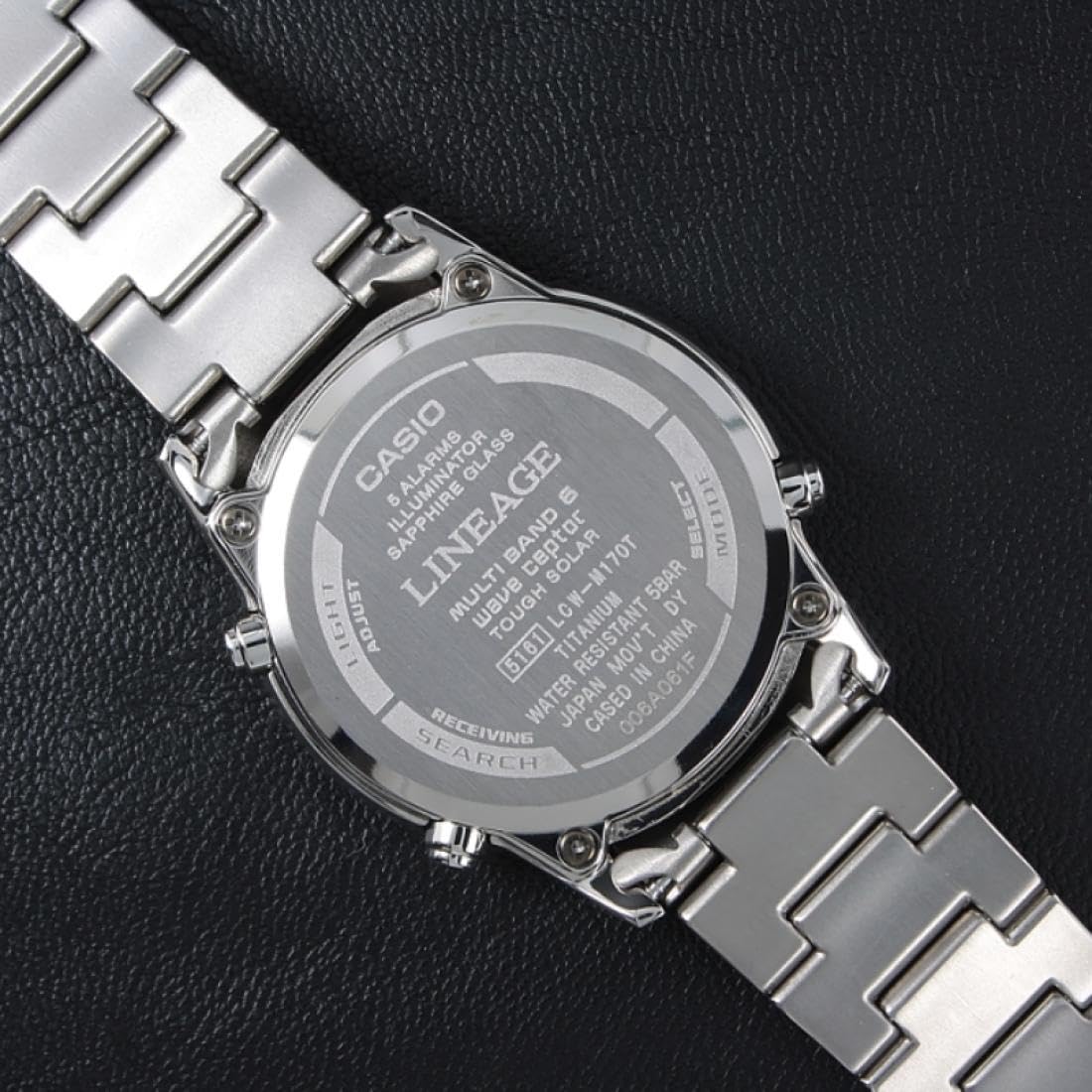 Casio WAVE CEPTOR Reloj Radiocontrolado y solar, Caja sólida, para Hombre