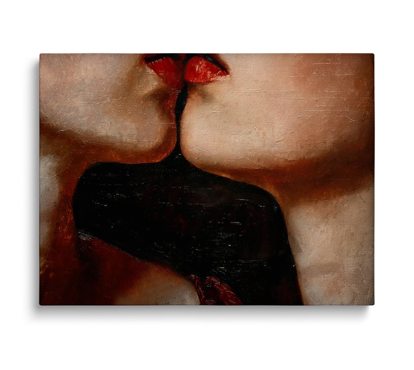 Sapphic Dark Renaissance Art: A Dark Academia Masterpiece