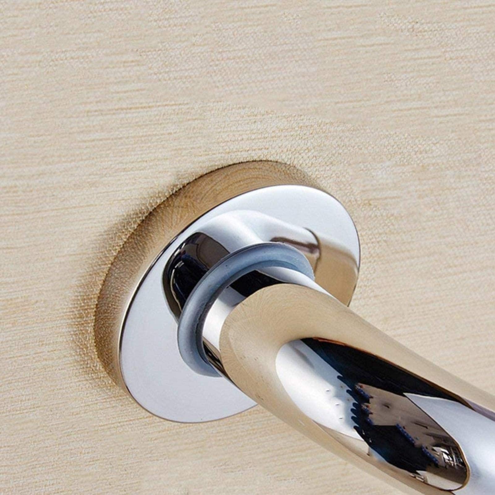 Barra De Apoyo For Baño, Pasamanos,Manija For Baño,Pasamanos For Ducha Y Pared,Barra De Apoyo De Cromo Pulido,Barra De Apoyo Segura, Pasamanos For Personas Mayores, Barra De Apoyo For Inodoro, (58 Cm)