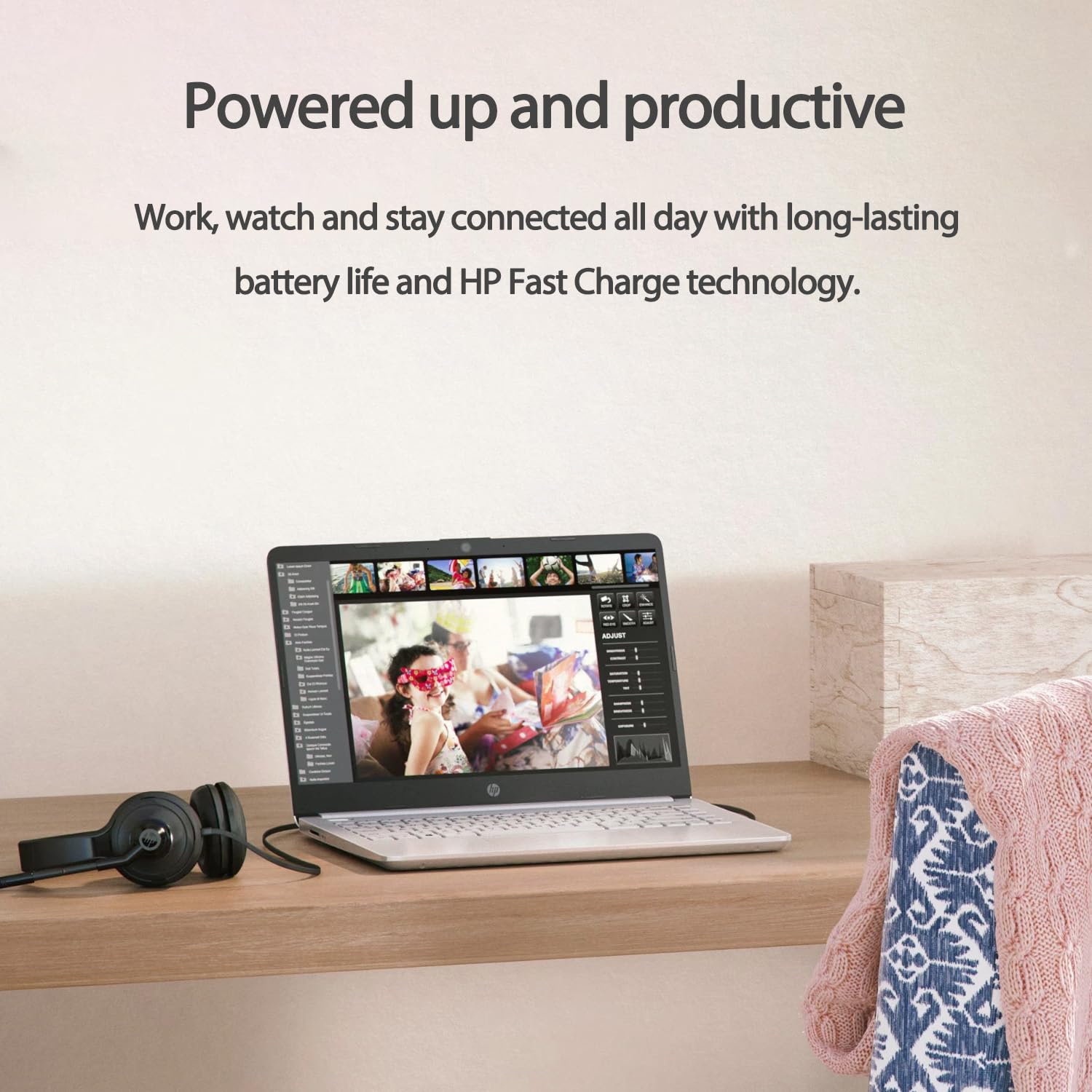 Amazon.co.jp: HP プレミアム 14インチ HD ノートパソコン Copilot AI
