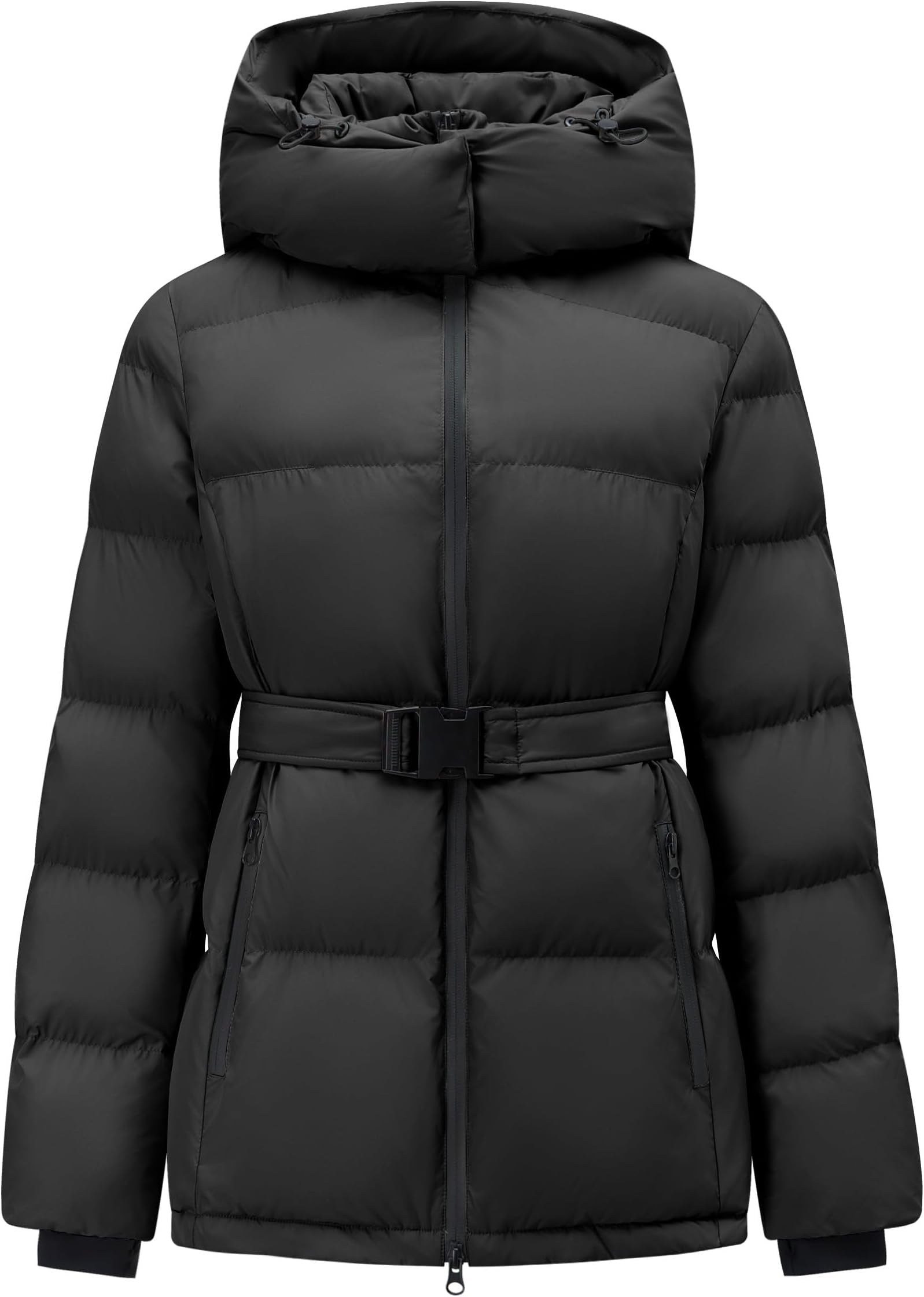 Abercrombie belted puffer Clearance