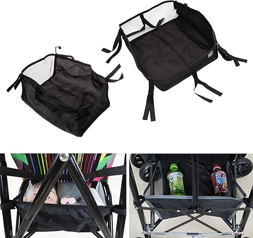Miniatura 6 de Basket Bag With Multiple Pockets, Suitable For A Variety Of Strollers, Ample Storage Space, Accessories Storage Basket, Can Hold Mobile Phones,
