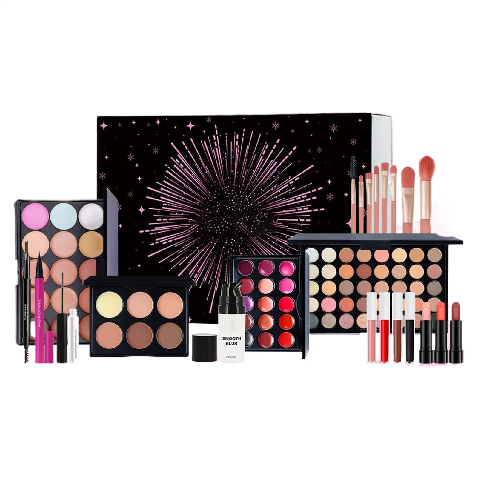 Set Di Trucco,Bellezza Palette di Ombretti Rossetto Pennello,Set Completo | di Trucco per Donne | Per Ragazze Adolescenti Principianti Compleanno Natale Moglie Festa Della Mamma Casa Salone