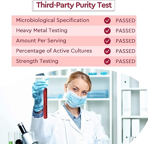 Miniatura 8 de Probióticos para mujeres – 300 mil millones de UFC, 12 cepas de probióticos con prebióticos arándano, probiótico seleccionado para mujeres para la