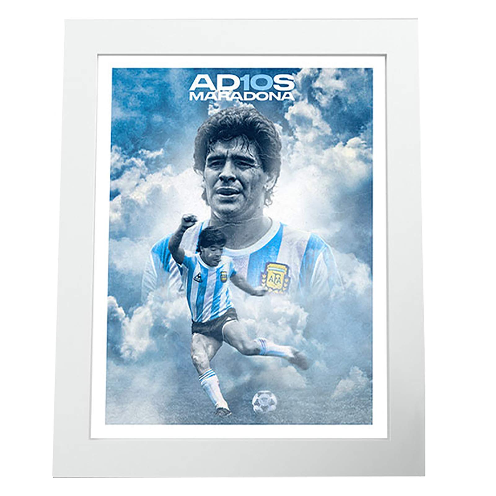 Amazon｜マラドーナアートポスターサッカースターディエゴマラドーナ