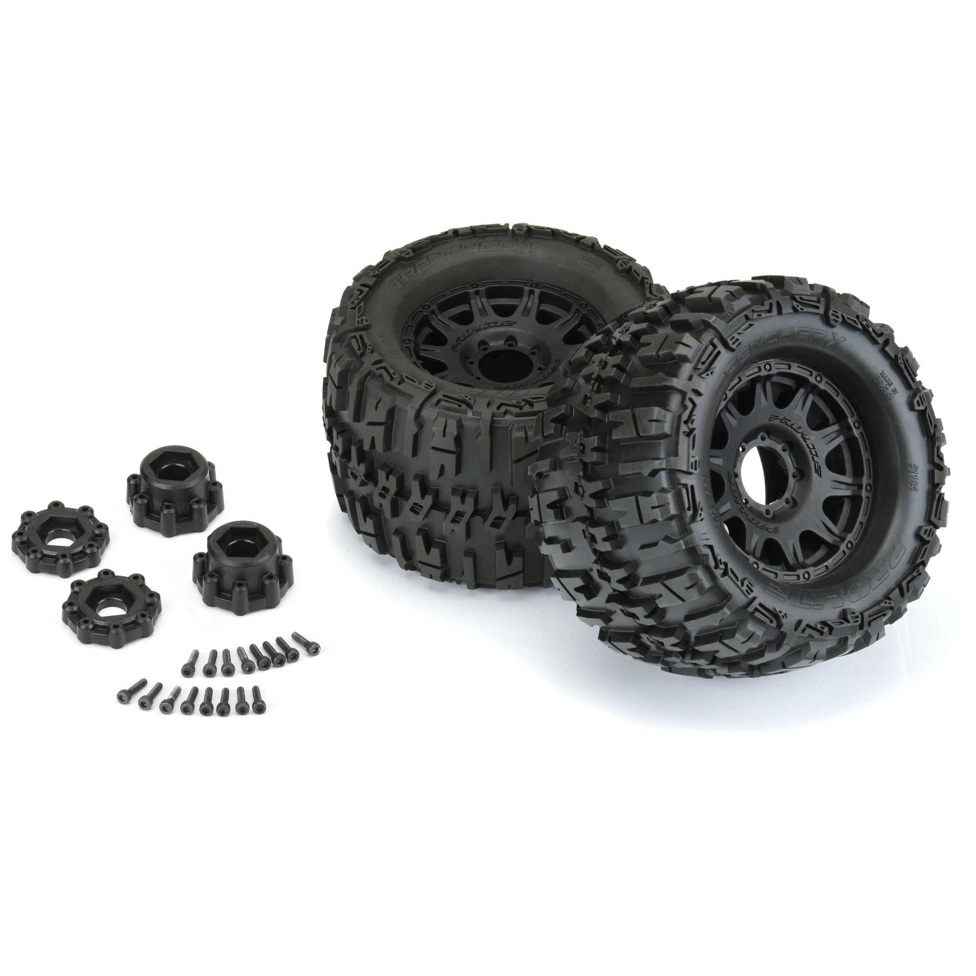 Amazon.com: Pro-Line Racing Trencher X 3.8 MTD Raid 8x32 17mm MT F