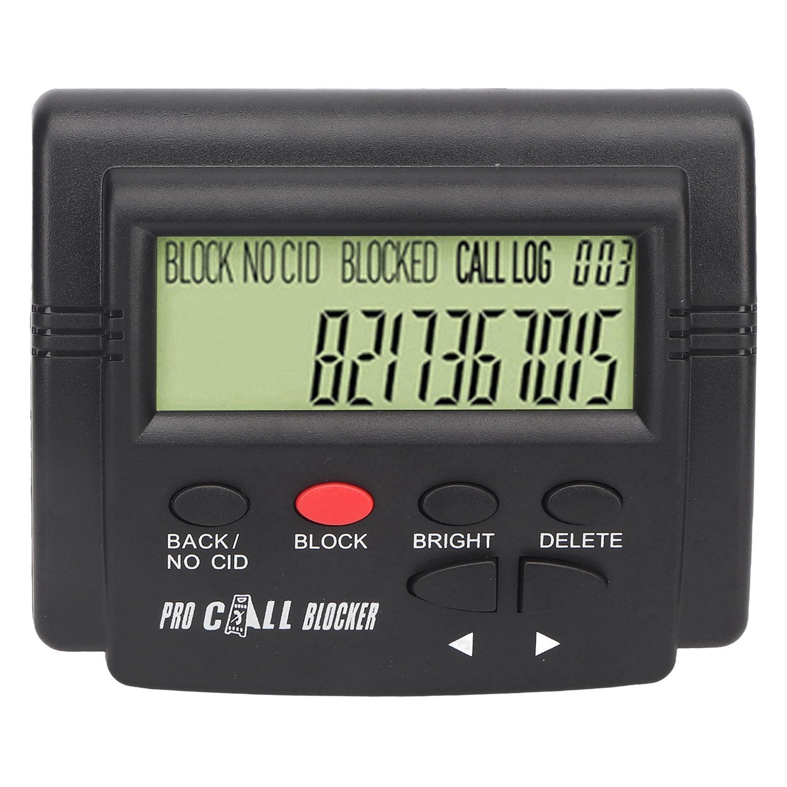Call Blocker grande capacità, previene molestie chiamante ID box con display LCD, blocco telefono fisso per casa e ufficio, telefono 4000 gruppi