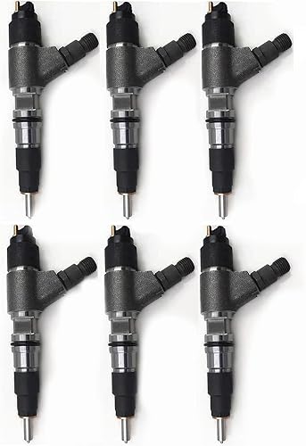 UOYETIB Diesel Common Rail Fuel Injector 0445120348 Compatible with Caterpillar CAT E320D2 Perkins (Pack of 6)
