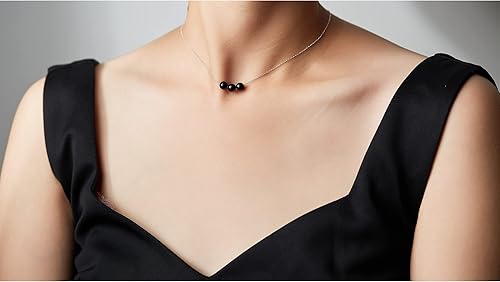 Miniatura 41 de Real Crystal Pendant Necklace Jewelry 925 Sterling Silver Chain Necklace for Women Dainty Birthstone Jewelry Necklace for Women Healing Chakra