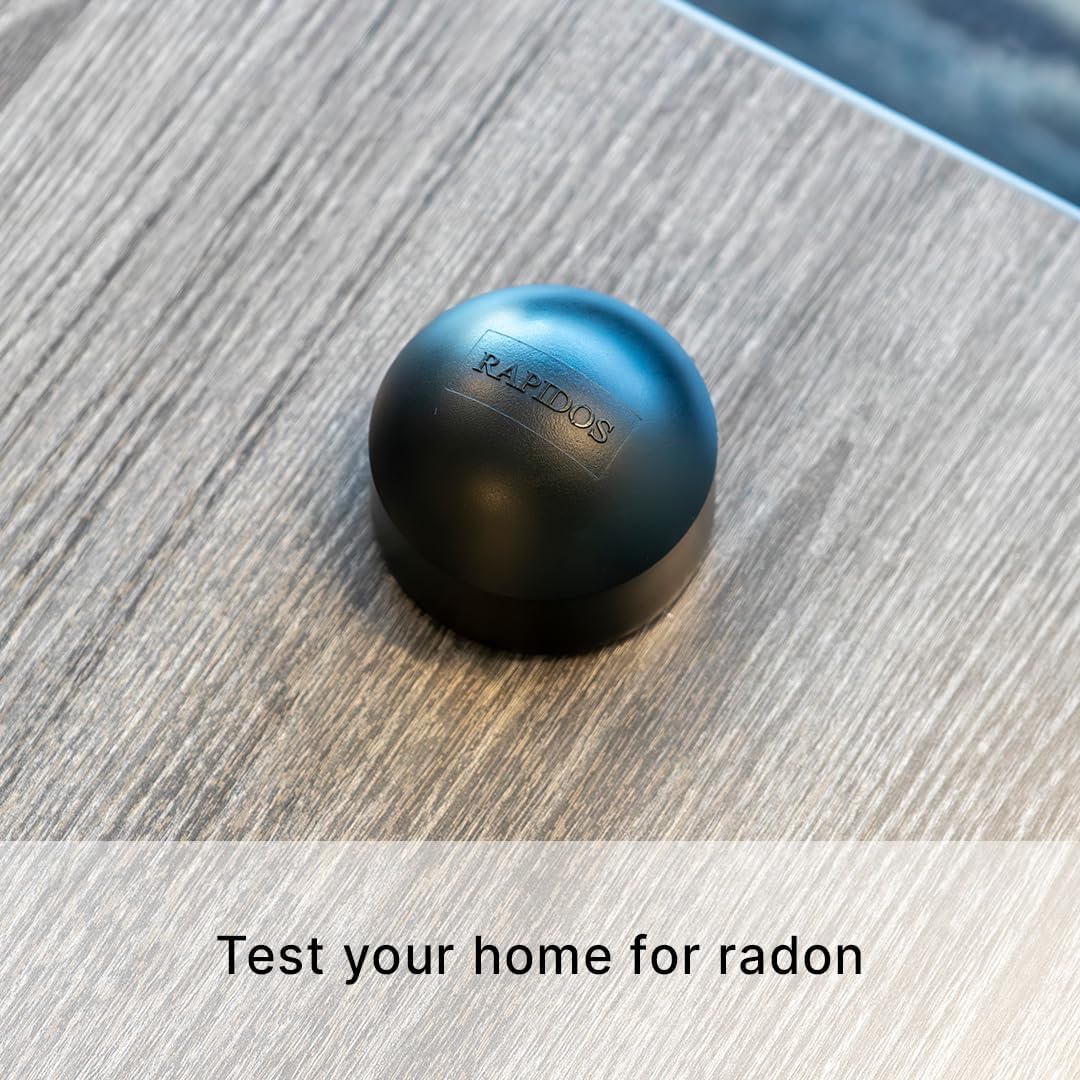 Rapidos Short-Term Radon Test Kit (10-90 Days) - Extremely Accurate Radon Detector for Home - EPA Approved Radon Home Test - Shipping and Lab Analysis Included