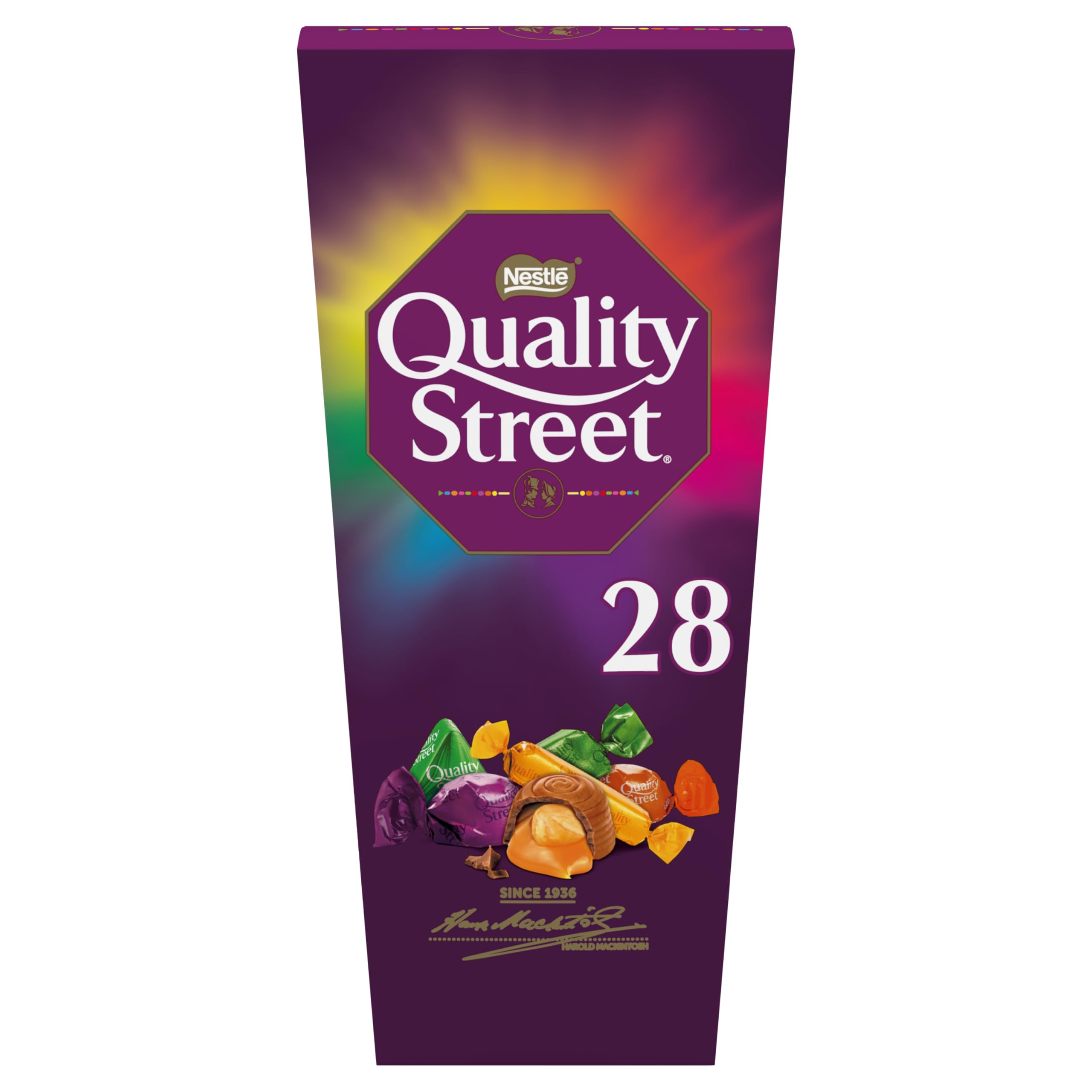 Nestlé Quality Street Czekolada mleczna i karmelowa Pudełko 265 g