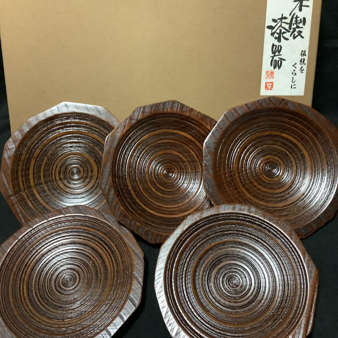 Amazon.co.jp: 伝統工芸 山中漆器 木地師 浅田孝夫作 木製漆器