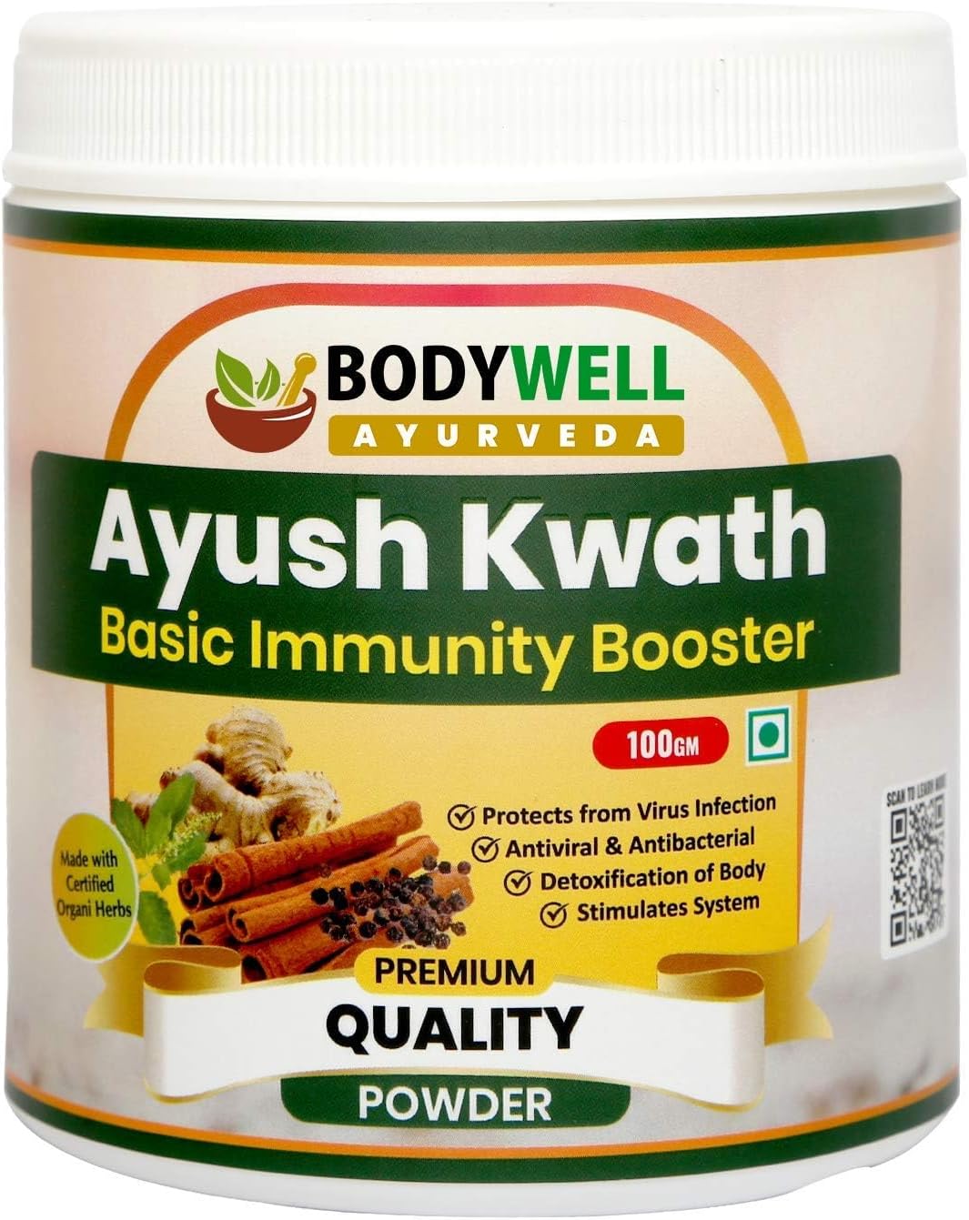 BODYWELL Ayush Kwath Kadha | Support for All Age Groups | 100 gm