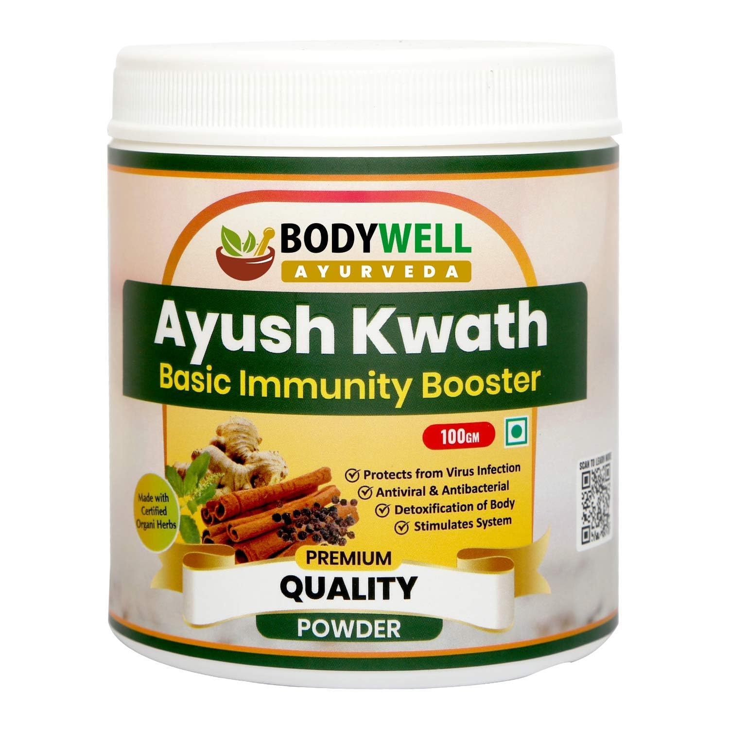 BODYWELL Ayush Kwath Kadha | Support for All Age Groups | 100 gm