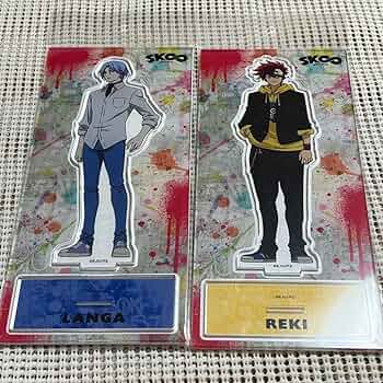 エスケーエイト　sk8 ランガ レキ アクリルスタンド キーホルダーセット オリジナルTVアニメ「SK∞ エスケーエイト」ホログラムアクリル