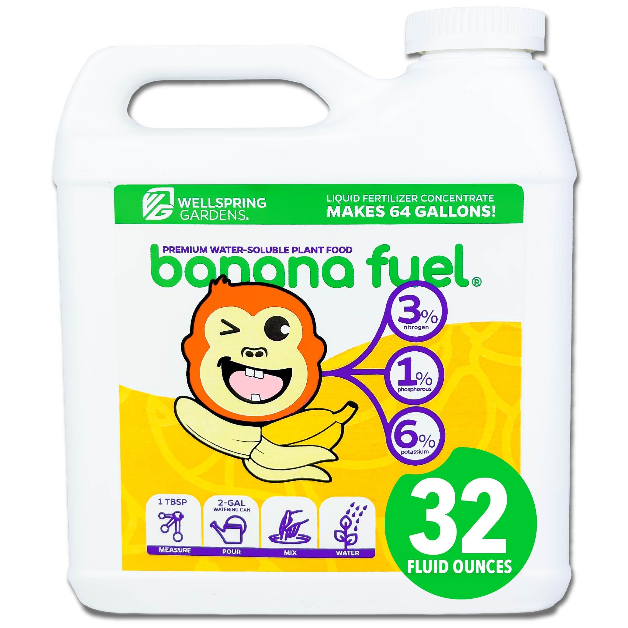 Wellspring Gardens Banana Fuel Liquid Fertilizer
