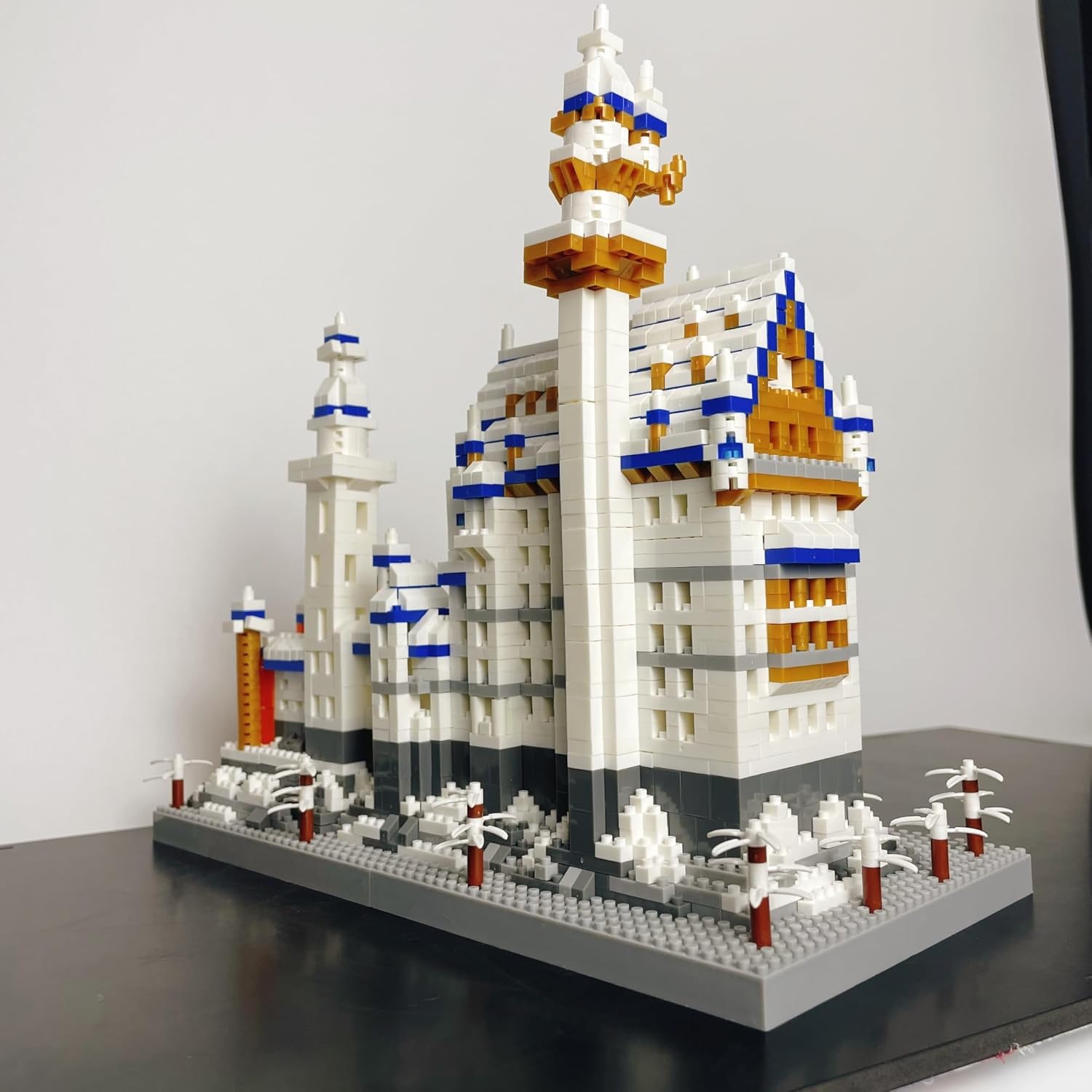 Germany Swan Stone Castle Micro Building Blocks Toys Set: Craft Your Own Royal Legacy