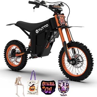 Tuttio Electric Dirt Bike Teens Adults Electric Bike 48V 21AH Removable Battery with Hydraulic Brakes (21AH Dirt Bike)