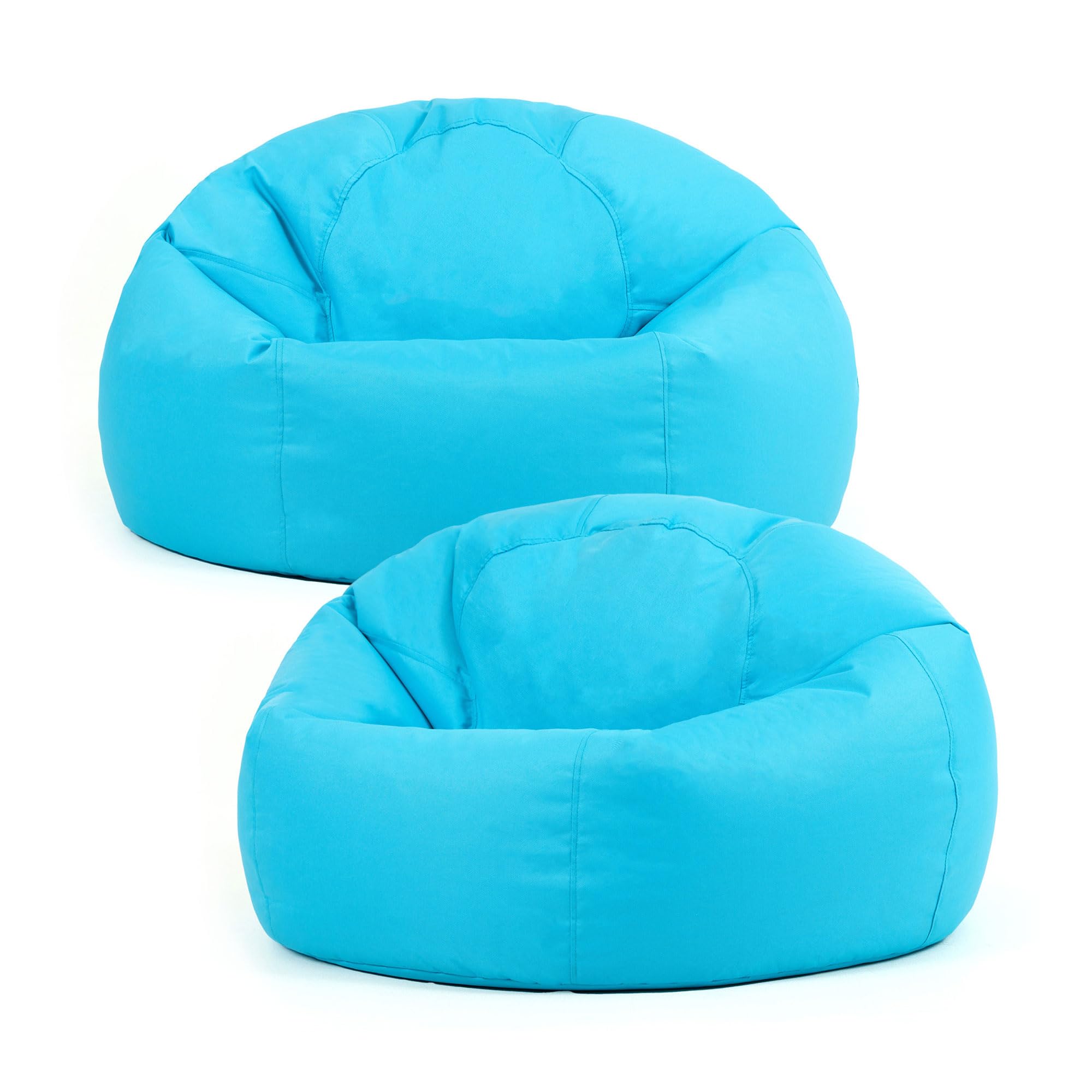 Bean Bag Bazaar Kingston Outdoor Bean Bag with Filling, 2 Pack, Aqua โ image 1