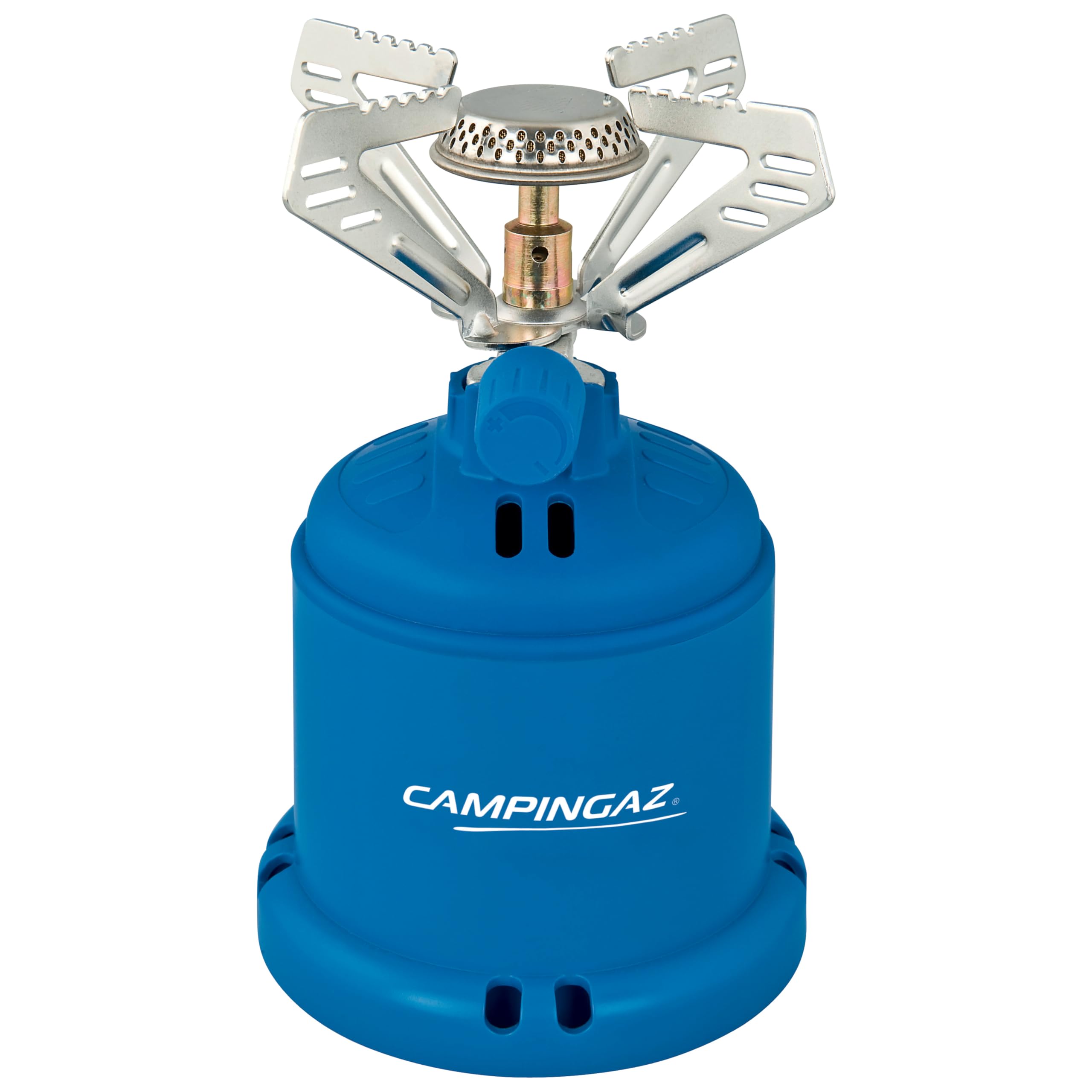 Campingaz 206 S Fornello Da Campeggio, Leggero Fornello A Gas Monofiamma Per Campeggio/Feste, Blu ( la cartuccia del gas non inclusa)