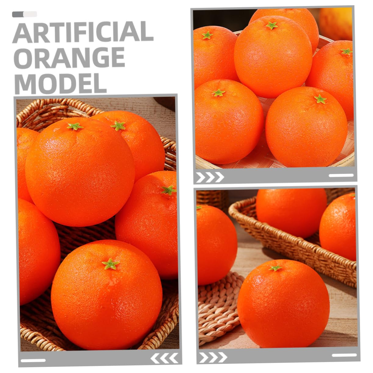 IMIKEYA 40 STK Simuliertes Orangefarbenes Modell Szenenschmuck Dekorative Künstliche Früchte Desktop-deko Mit Künstlichen Orangen Restaurant-Display-Obst Obst-Modell- Schaum