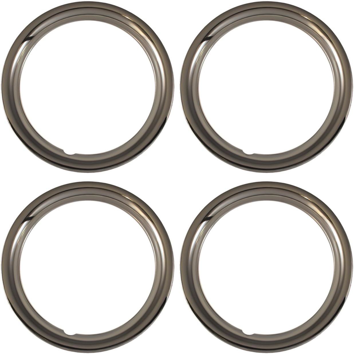 Set of 4 Chrome plated Steel 15" Universal 1.75 inch Beauty