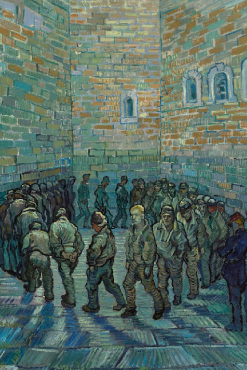 Vincent van Gogh Prisoners Exercising (1890) Notebook Journal: Famous Paintings Notebooks