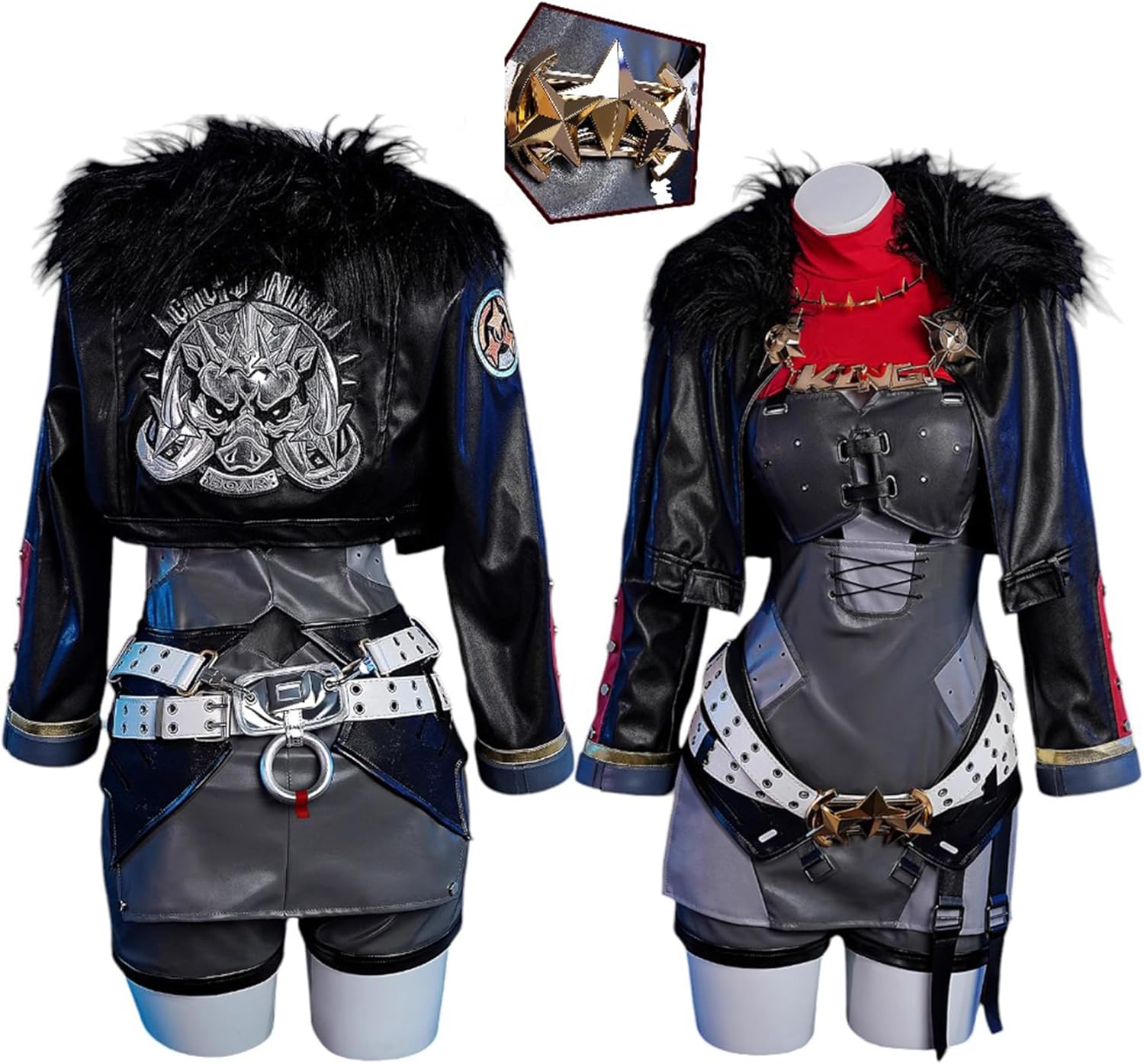 Amazon.co.jp: [Monenjoy] キング・シーザーの衣装 コスプレ 1