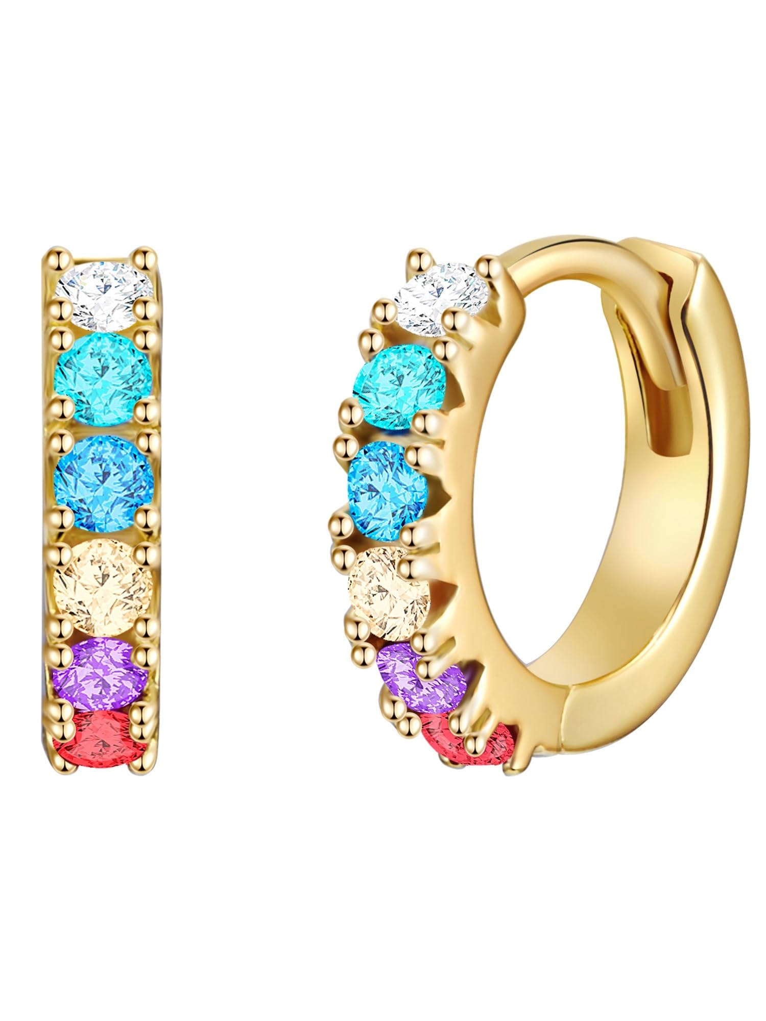 Glanzstücke München Orecchini a cerchio da donna - 36402 (Argento