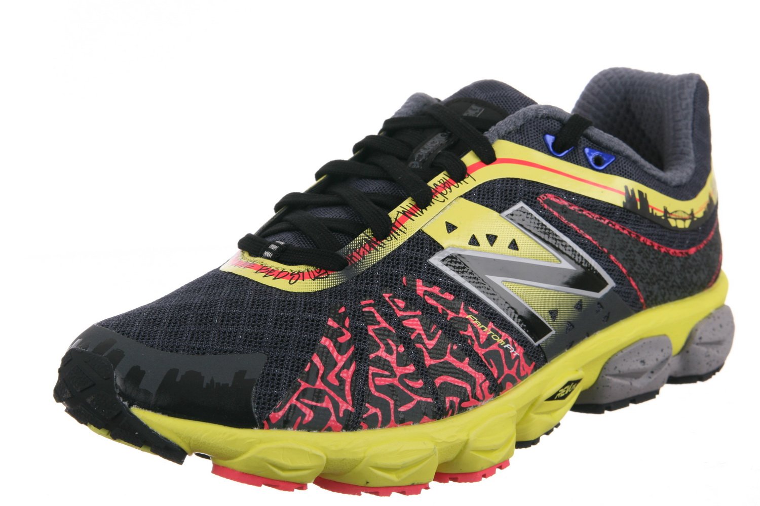 Men's Newbalance M890 NYCA Black Yellow Red Grey Running Shoe
