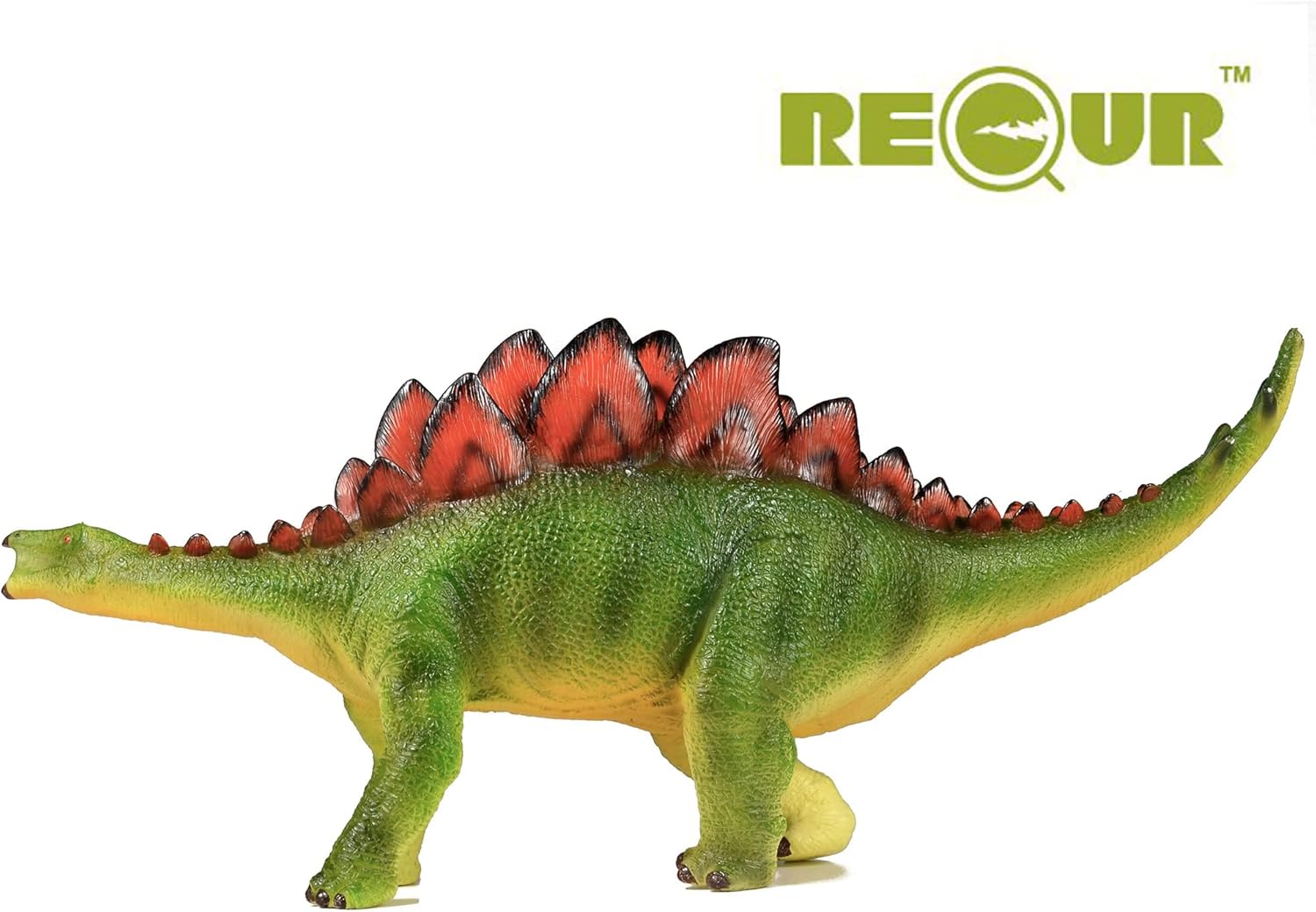 RECUR Stegosaurus 19" Long Realistic Jurassic Toys, Wildlife Dinosaur, Toy Model, Ages 3+