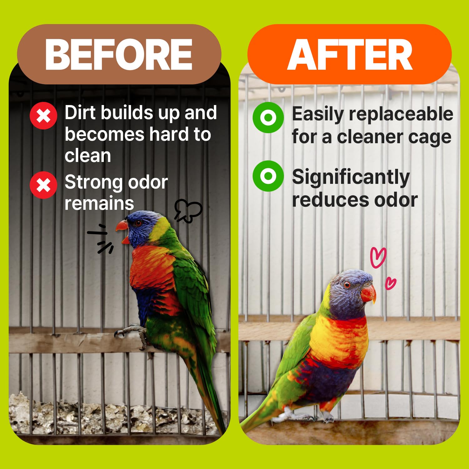 TORTO9 Cage Liner Sheets for Birds – 120 Pack, 11 x 17 in, 1.5 lb | Acid-Free & Non-Toxic Paper | Safe Pet Bedding, Craft Supply, Packing & Shipping Use - image 3