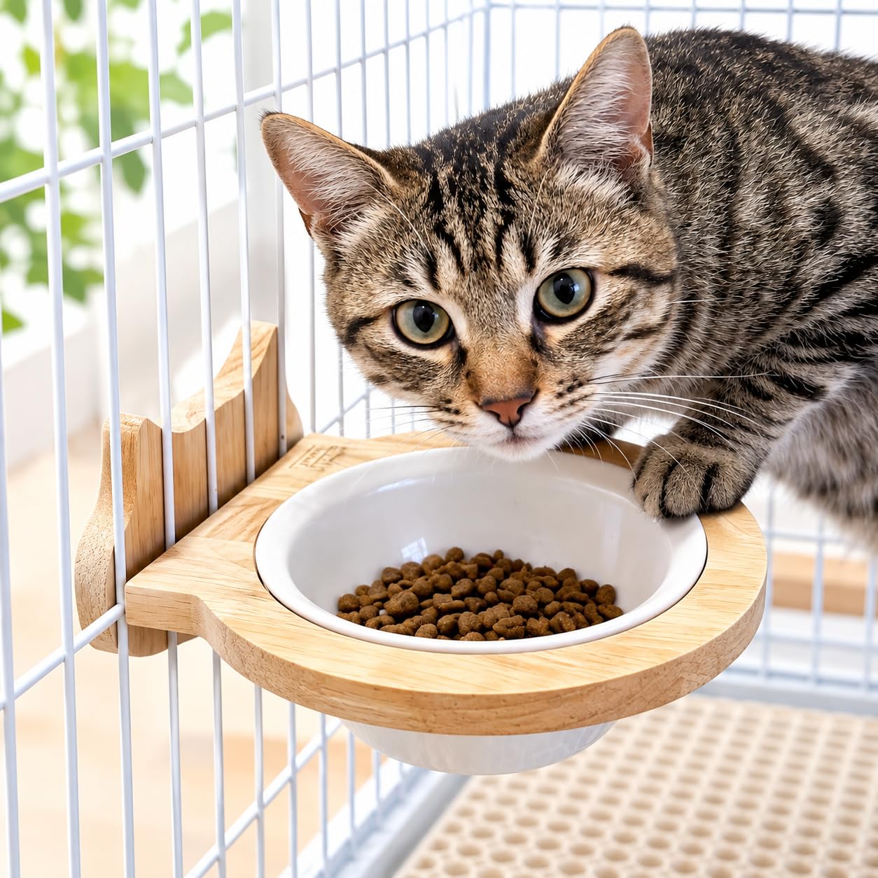 Amazon | ペットボウル 猫 小型犬 陶器 猫型 フードボウル 餌皿 お皿