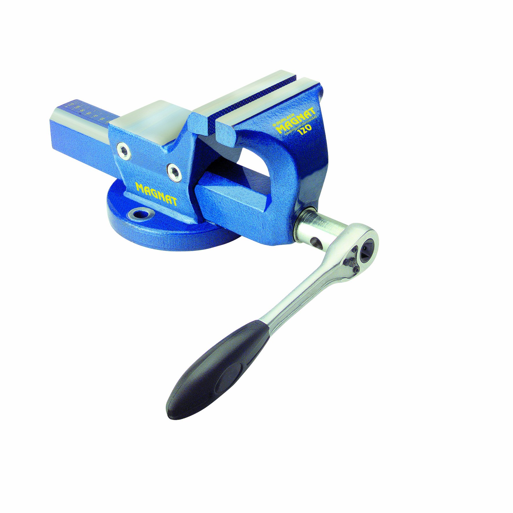 Attrezzature industriali DURLACH GMBH 3010000 morsa Magnat B, 160 millimetri collo del piede-W.205mm DURLACH