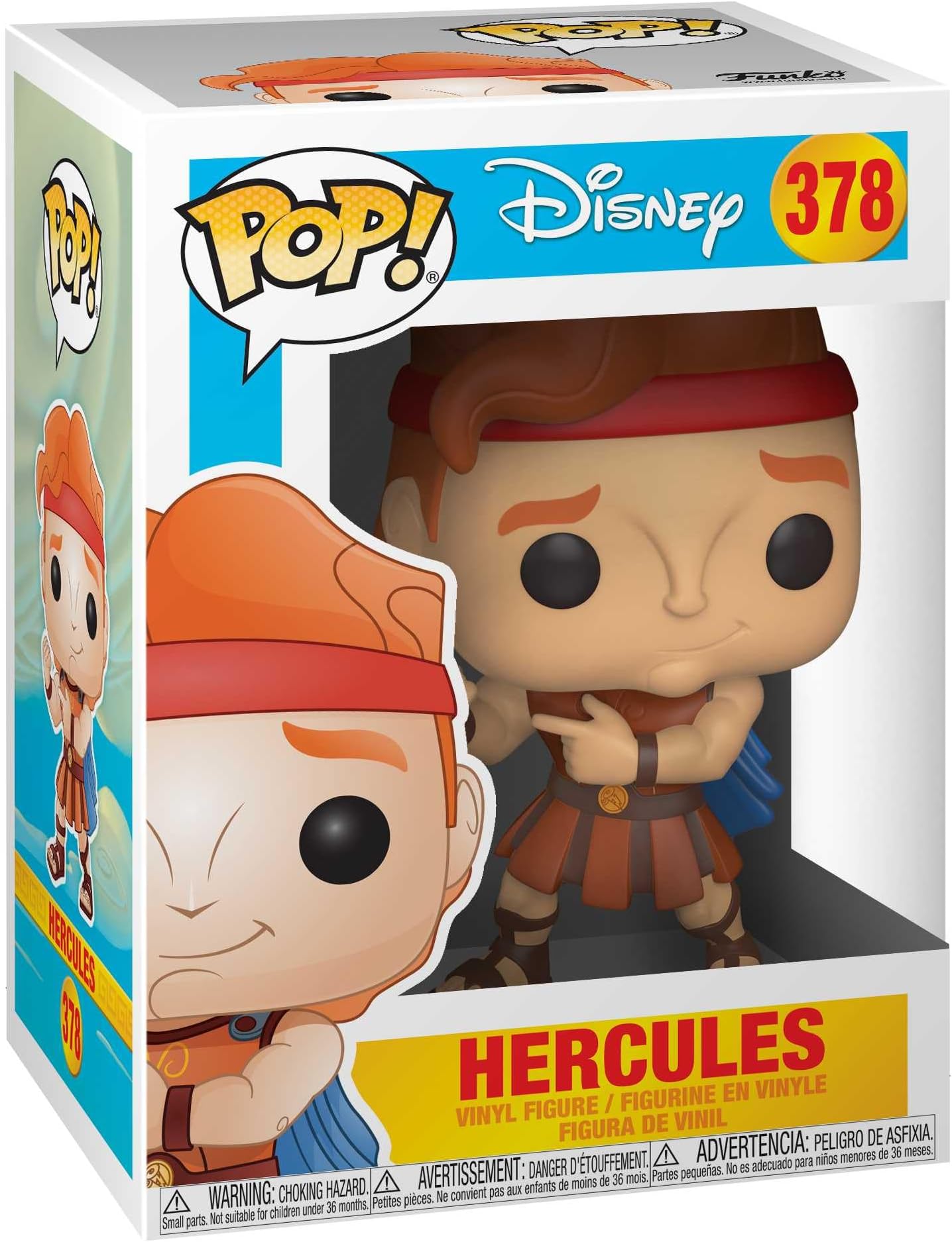 Funko 29322 POP! Disney: Hercules (Styles May Vary) Collectible Figure, Standard, Multicolor