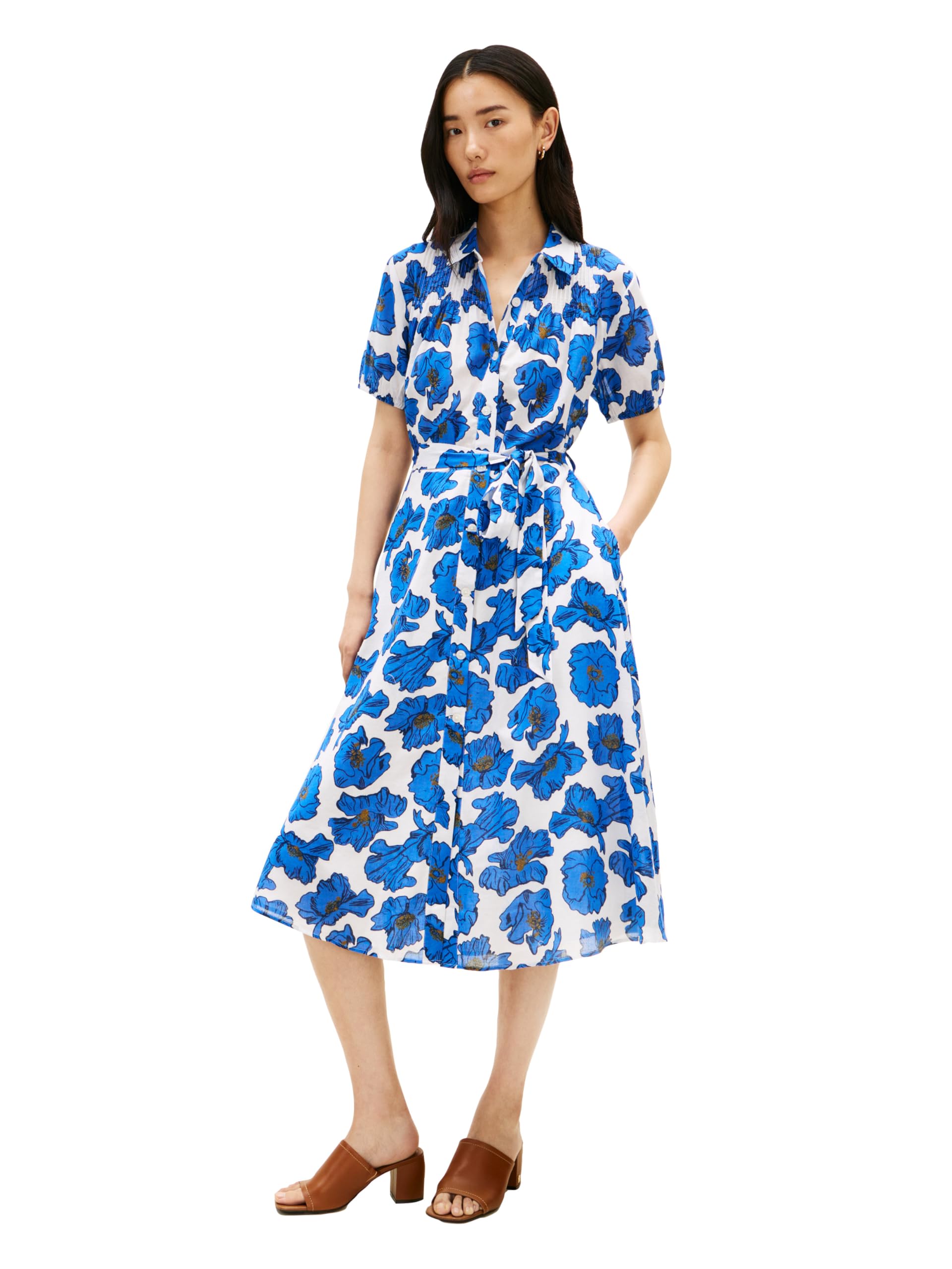 

                                                    Tommy Hilfiger Women's Short Sleeve Cambric Dress,