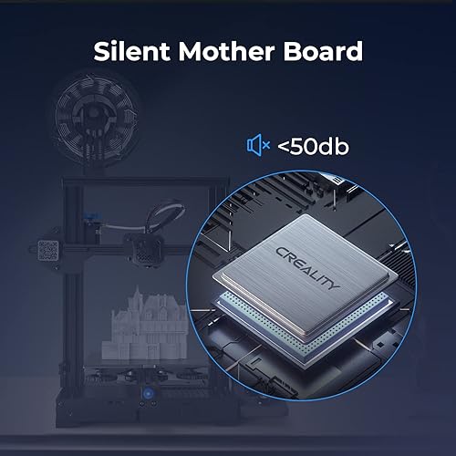 Miniatura 3 de Creality Impresora 3D Ender-3 V2, 80% preinstalada, estructura estable integrada totalmente metálica para impresión de alta precisión,