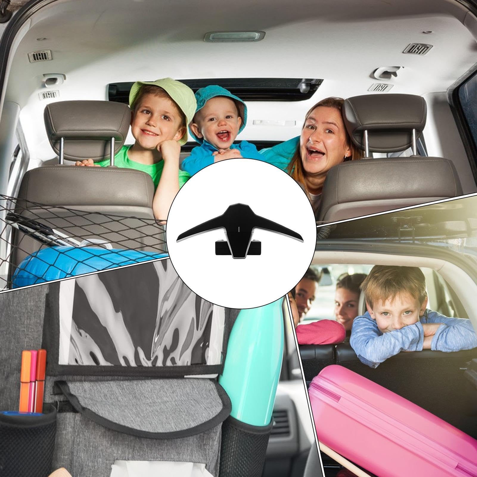 Appendiabiti per poggiatesta auto, gancio per riporre giacche e abiti | ideale per SUV, camion e, pratico accessorio per mantenere gli indumenti puliti e ordinati durante i viaggi