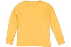 Boys & Girls Yellow Long Sleeve T-Shirt (2-14 Years): Your Little Sunshine's Style Staple