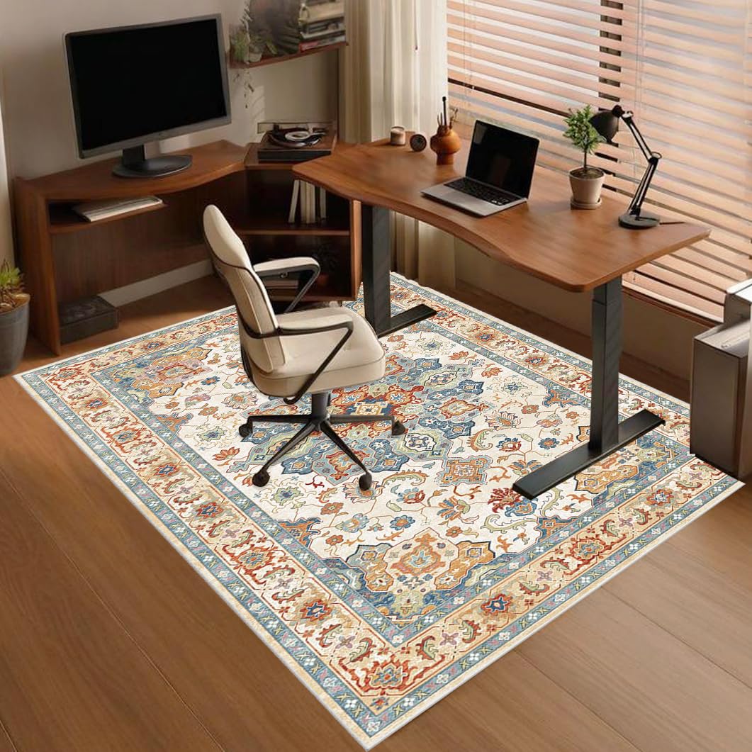 Office Chair Mat Non-slip, Hard-Floor Chair Mats, Desk Chair Mat large, Gaming Chair Mat for Desks, Office and Home, Carpet Protector Chair Mat, Floor Mat for Office Chair on Carpet 200 x 210 cm