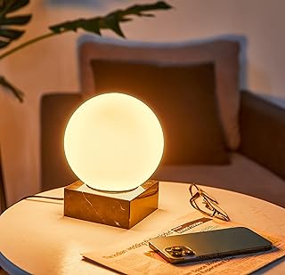 FLORNIA Modern Industrial Table Lamp, Unique Bedside Nightstand Desk Lam...