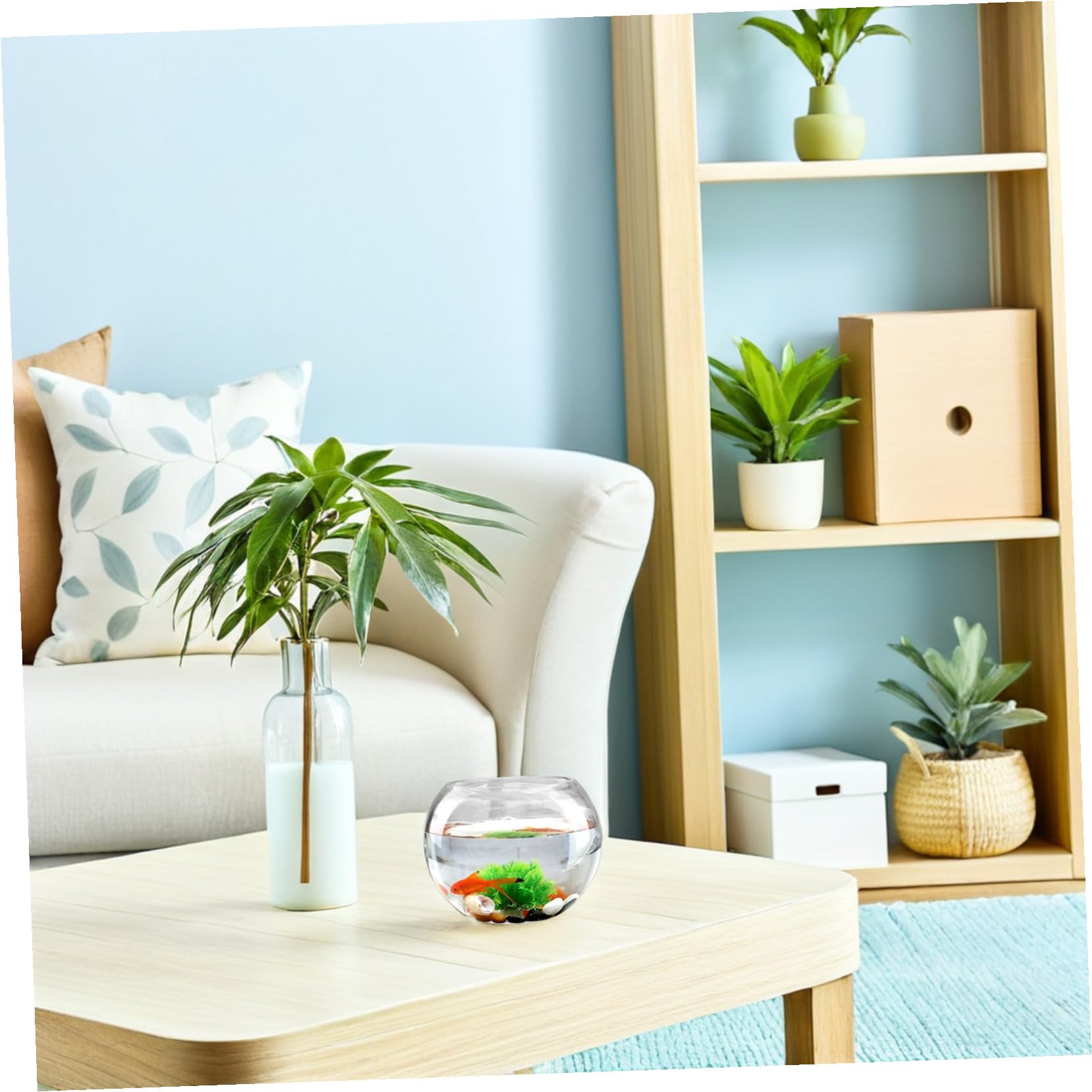 Kisangel 2piezas Pecera De Suculentas Terrario Hidropónico Estación De Propagación para Plantas Contenedor De Musgo para Decoración De Salón y Jardín