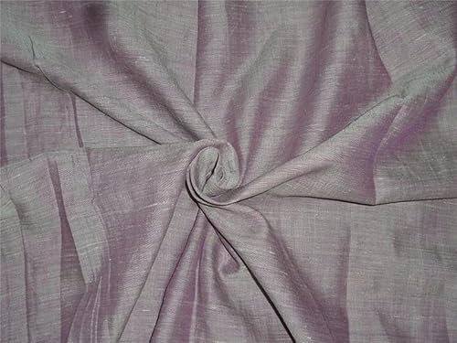 Miniatura 4 de Two Tone Purple x Ivory Color Linen Fabric 54" Wide Linen