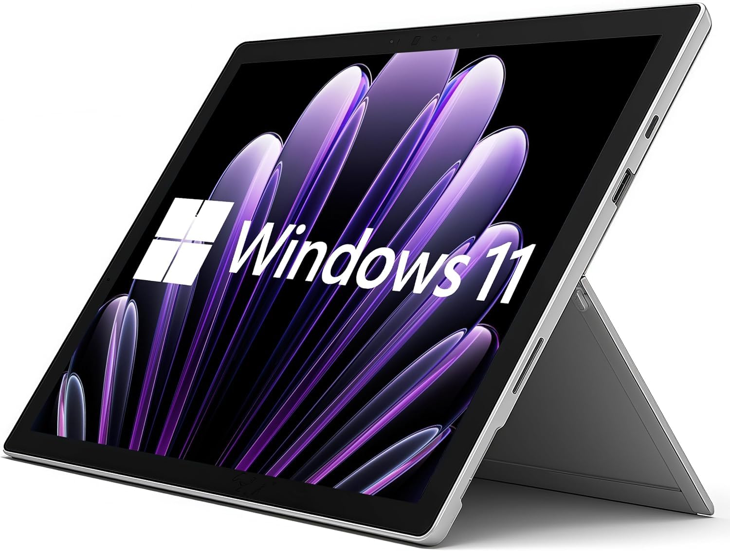 Microsoft Surface Pro 7 Tablet PC 12,3'' (2736x1824) Touchscreen Windows 11 Pro Laptop, Intel Core i5-1035G4, 8GB RAM, 128GB SSD, Argento, CAM (ricondizionato)