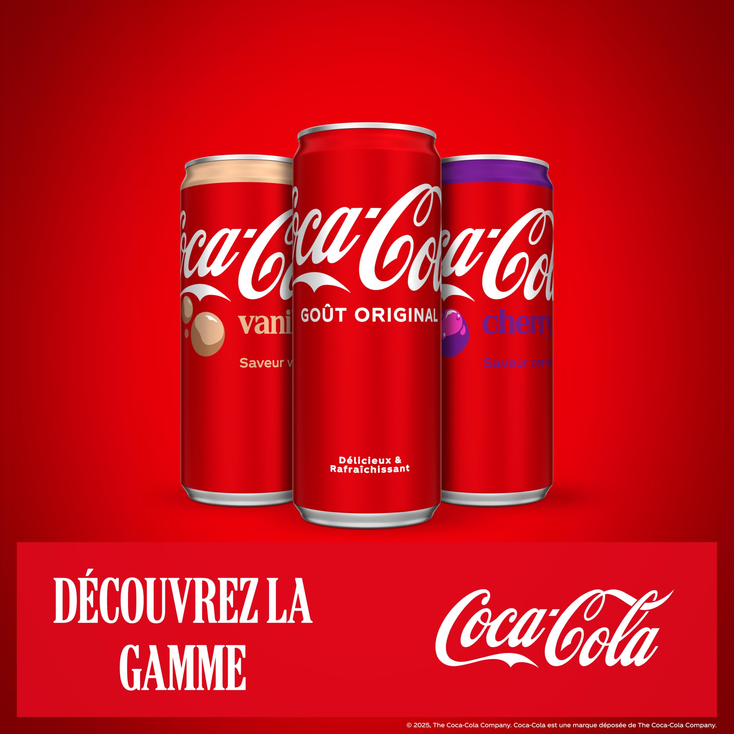Coca-Cola - Boisson gazeuse, 20 canettes de 33 cl