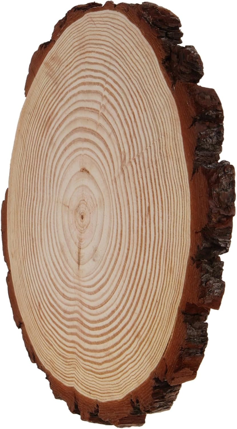 Outdoor Garden Stepping Stones for Walkway Patio Wooden Decorative Stones