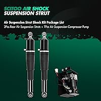 Vista 2 de Kits de suspensión de amortiguadores de muelle neumático SCITOO para Cadillac Escalade 2002-2014, kit de suspensión trasera para Cadillac Escalade