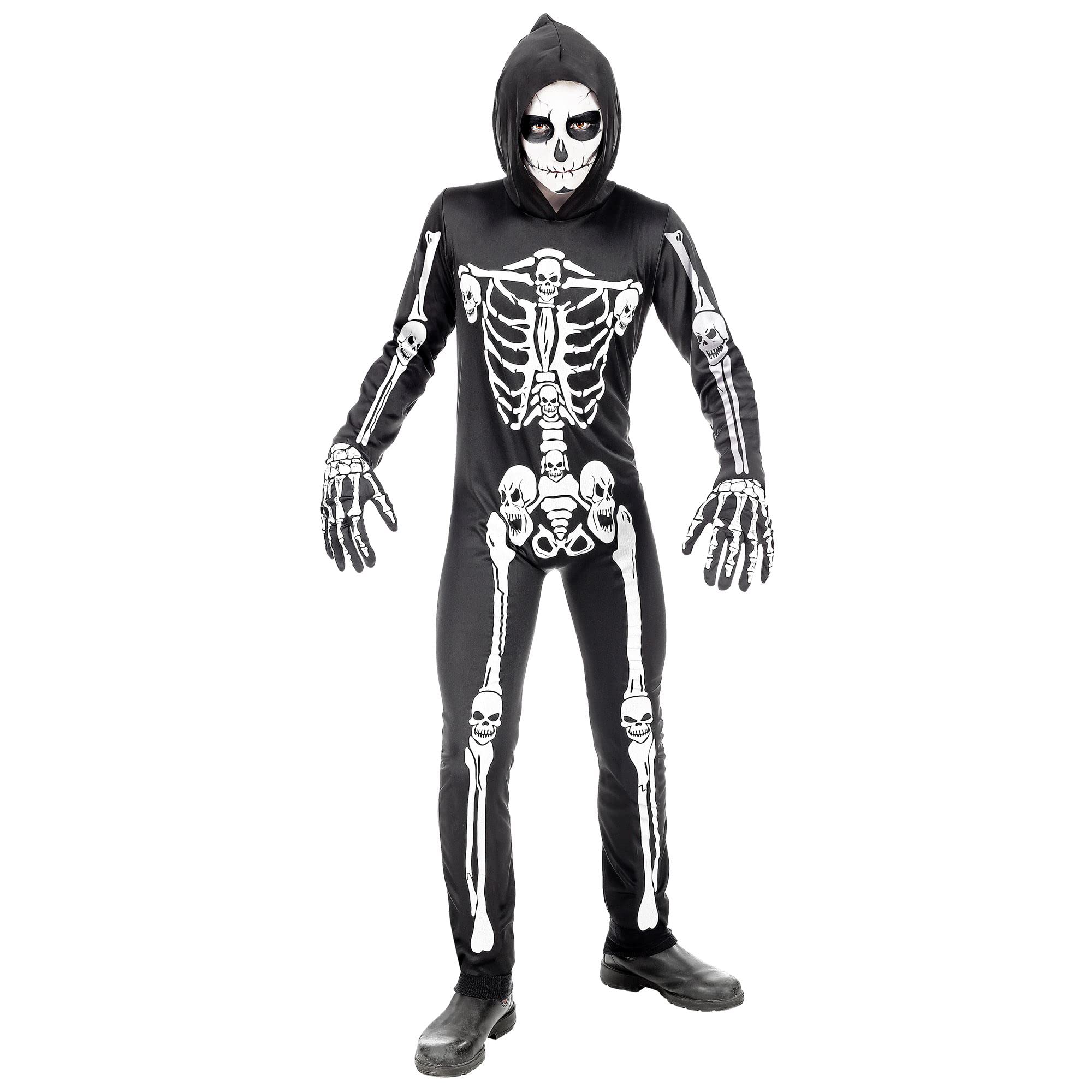 WIDMANN Skeleton (hooded overalls) - (116 cm / 4-5 years)