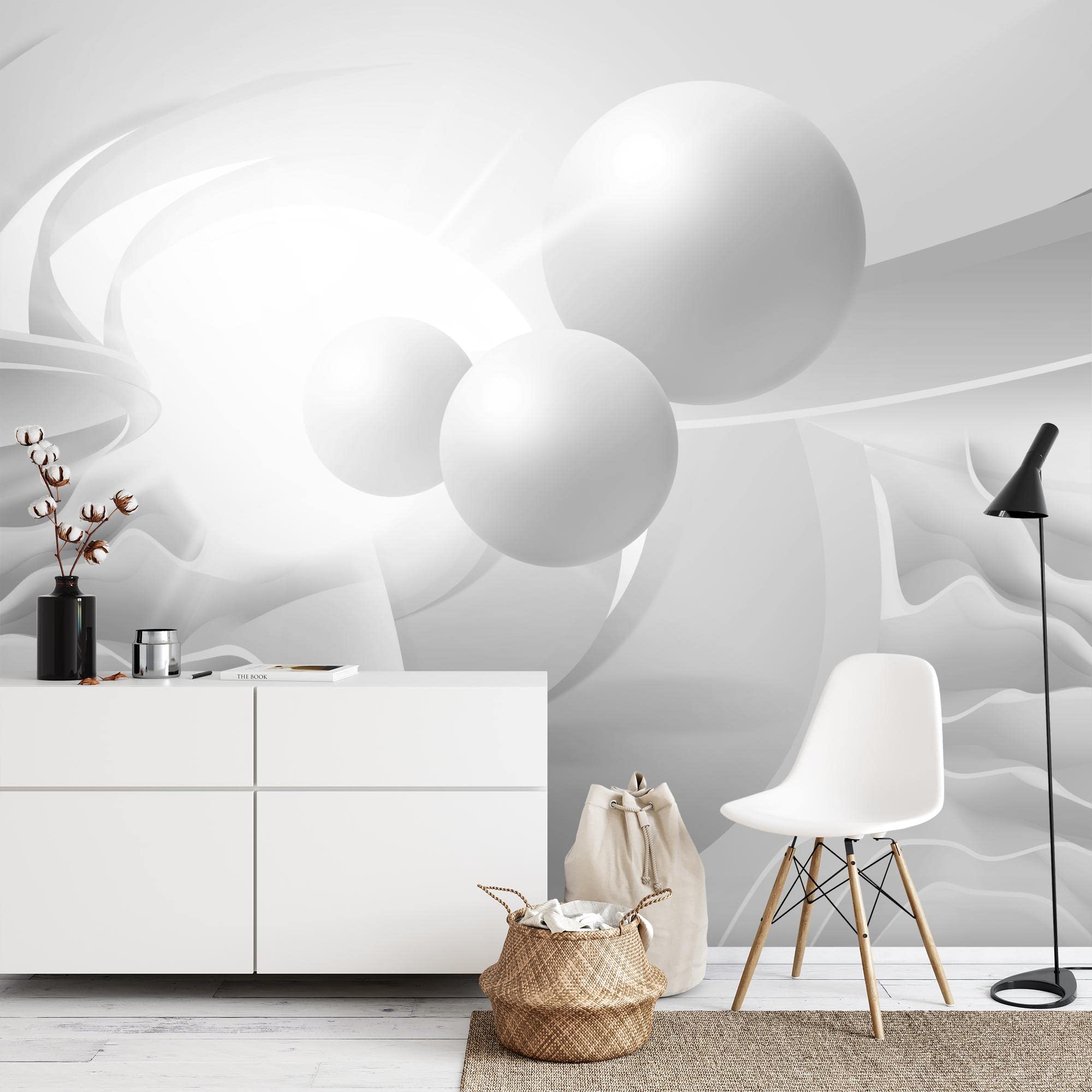 Runa Art Papier Peint Intissé Abstrakt 352 X 250 Cm Toison Mur XXL